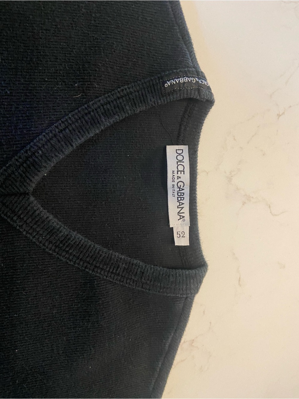 Dolce & gabanna Vintage men’s rib fitted t